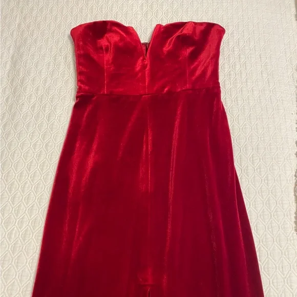 BCBGMaxAzria | Dresses | Red Velvet Bcbg Maxi Dress | Poshmark